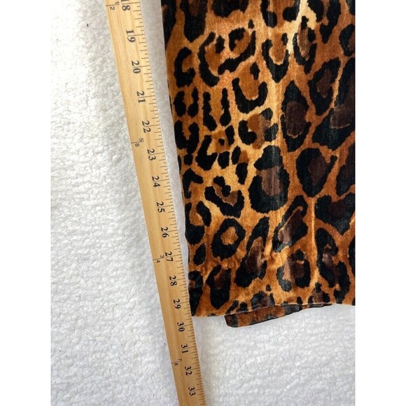 Per Se by Carlisle Women's Pants Size 4 Straight Gray Leopard White Blue Lot 5 - Picture 4 of 16